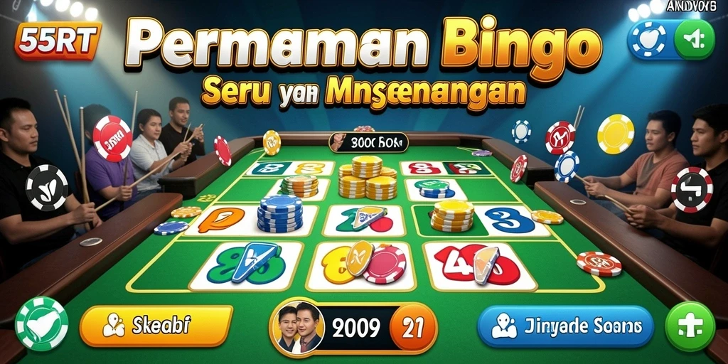 Tampilan gameplay Bingo yang seru di 55RT.