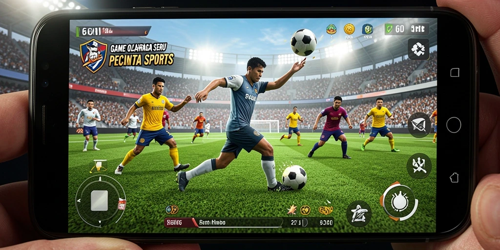Tampilan gameplay 66D dengan aksi olahraga yang mendebarkan.