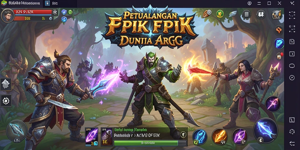 Tampilan gameplay 8ZK yang penuh aksi dan petualangan.