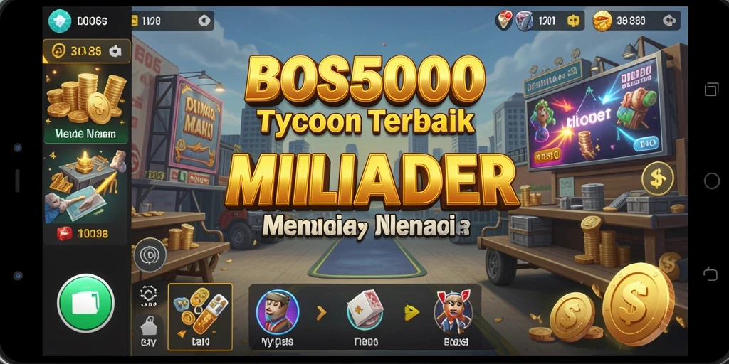 Tampilan gameplay BOS5000 yang menarik dan strategis.