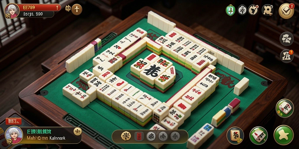 Gameplay Mahjong seru dengan ubin yang menarik di EE789.