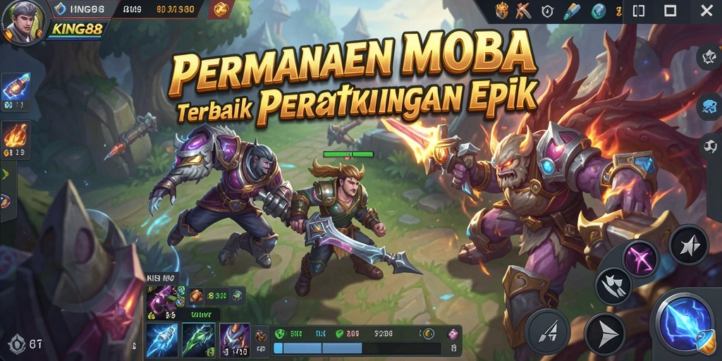 Tampilan gameplay KING88 yang mendebarkan dan penuh aksi.