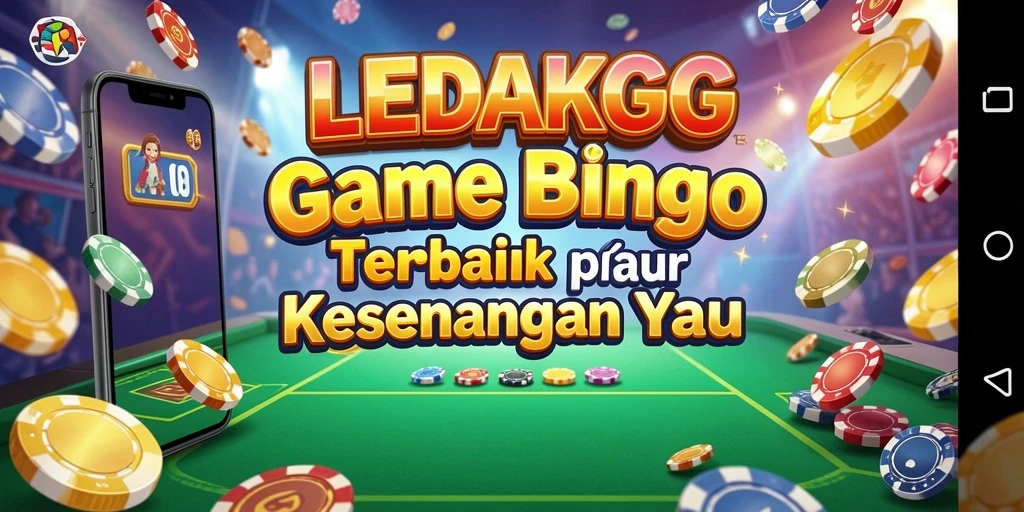 Tampilan gameplay seru dari LEDAKGG dengan suasana Bingo yang hidup.