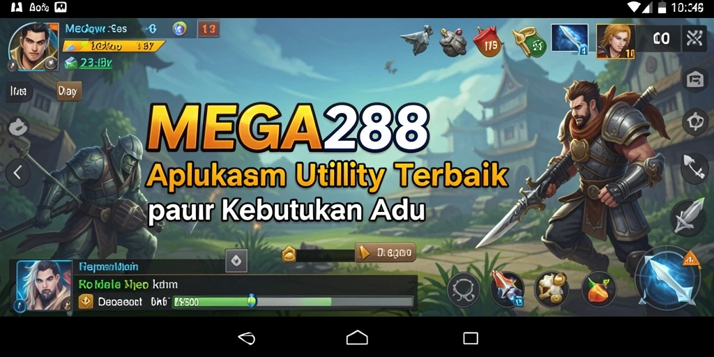 Tampilan antarmuka MEGA288 yang user-friendly dan fitur canggih.