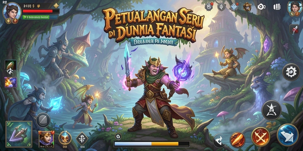 Tampilan gameplay RP8 dengan grafis yang menawan.