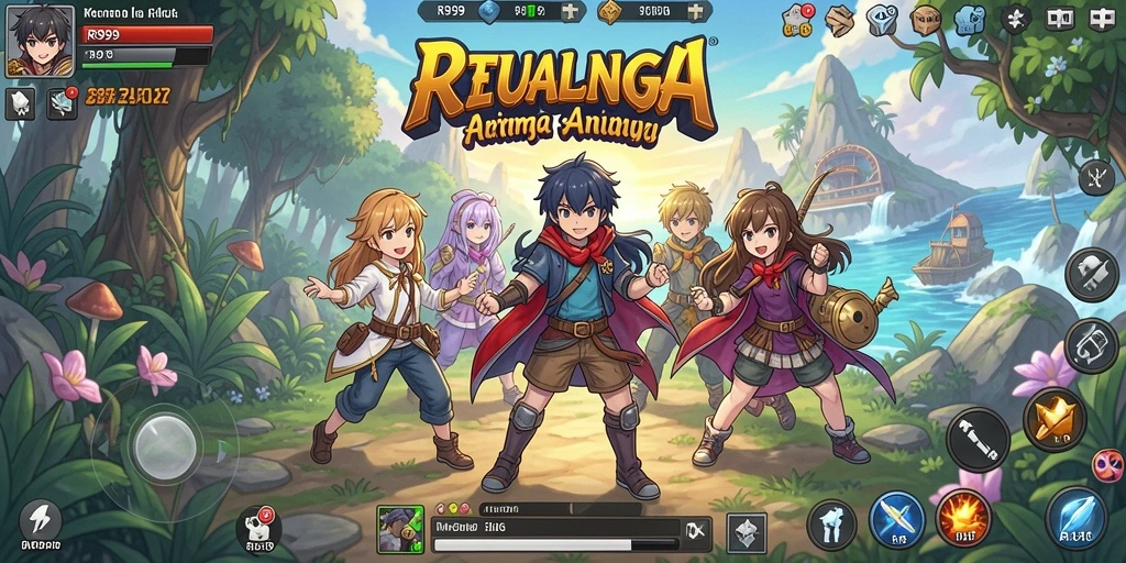Tangkapan layar dari gameplay <strong>RR999</strong> yang menarik dan penuh warna.