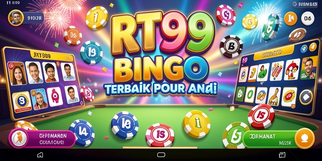 Screenshot gameplay RT99 menampilkan keseruan permainan Bingo.
