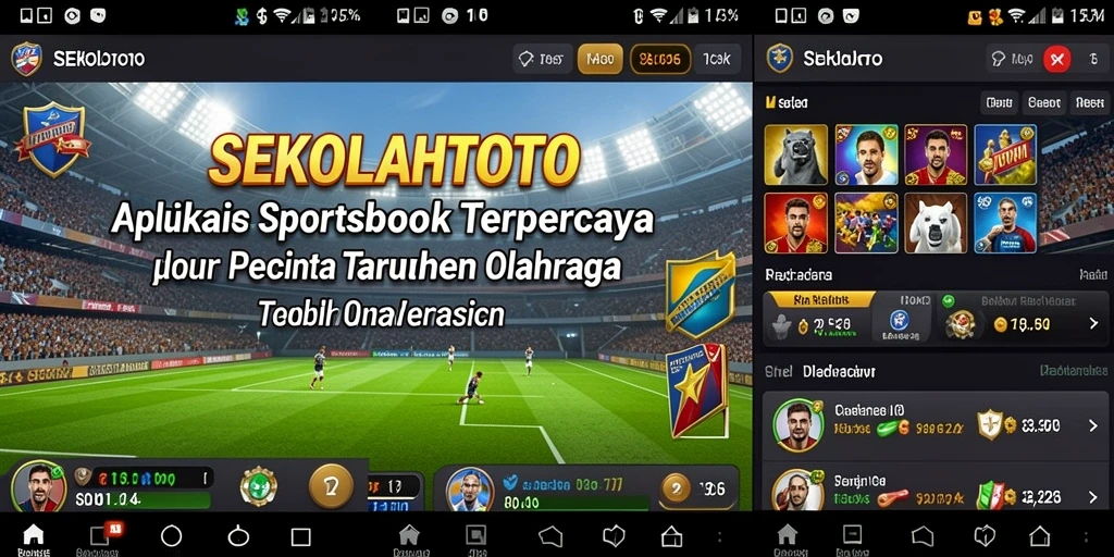 Tampilan menarik dari gameplay Sportsbook SEKOLAHTOTO.