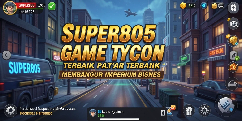 Tangkapan layar SUPER805 menampilkan gameplay menarik dalam aspek Tycoon.
