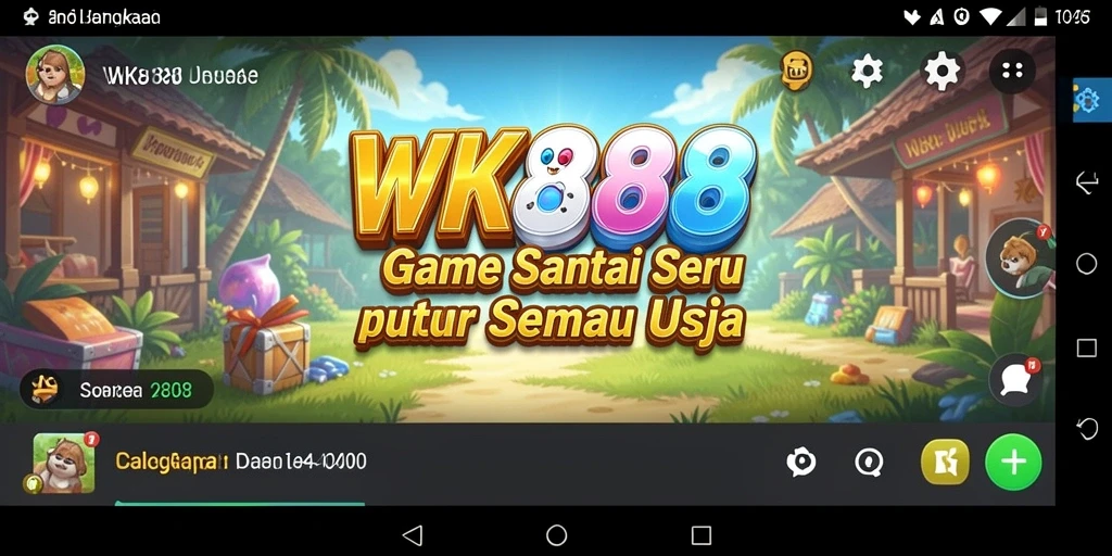 Tampilan gameplay yang menyenangkan dan interaktif dari WK888.